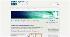 Desktop Screenshot of explanationage.com